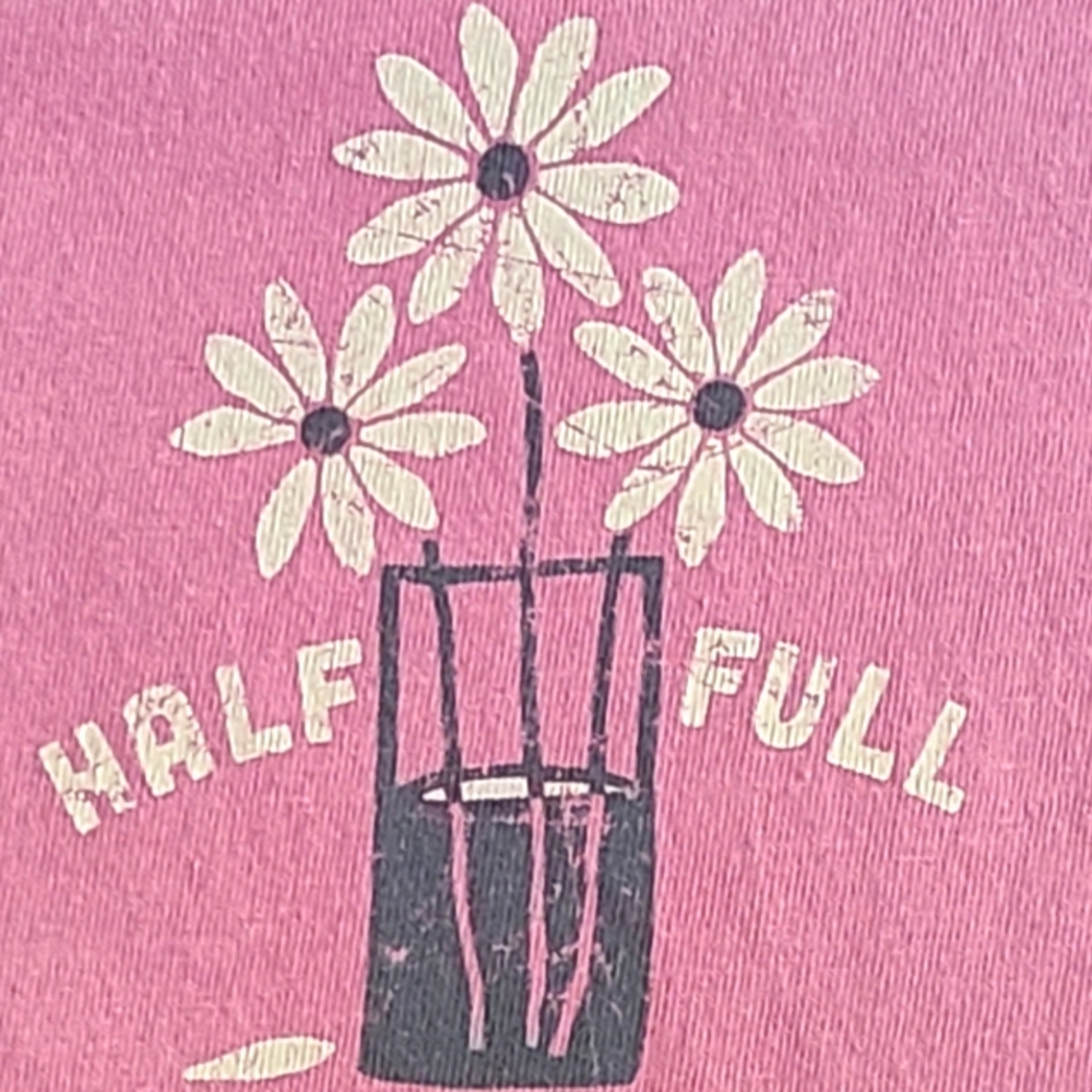 LIFE IS GOOD long sleeve shirt, XLarge, Rose Womens